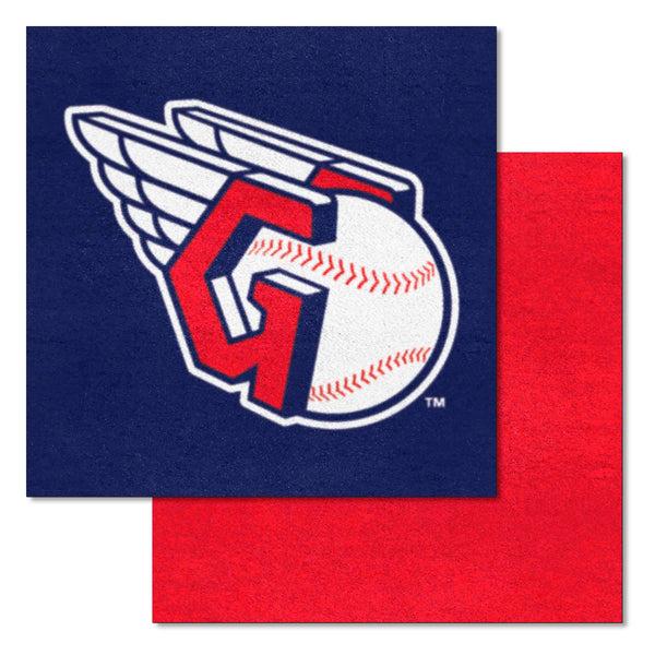 fanmats MLB - Cleveland Guardians Team Carpet Tiles