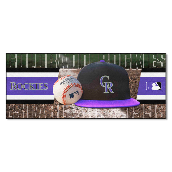 fanmats MLB - Colorado Rockies Baseball Runner