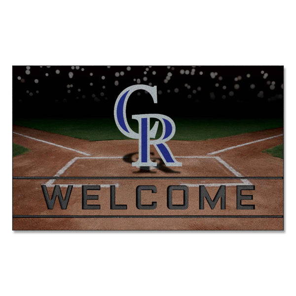 fanmats MLB - Colorado Rockies Crumb Rubber Door Mat