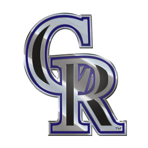 fanmats MLB - Colorado Rockies Embossed Color Emblem