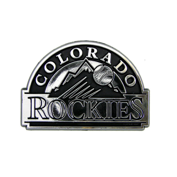 fanmats MLB - Colorado Rockies Molded Chrome Emblem