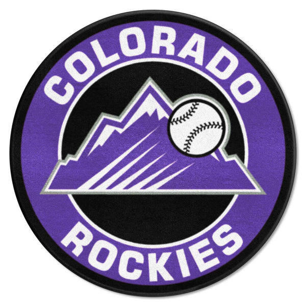 fanmats MLB - Colorado Rockies Roundel Mat