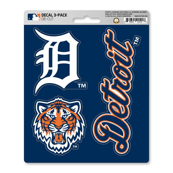 fanmats MLB - Detroit Tigers Decal 3-pk