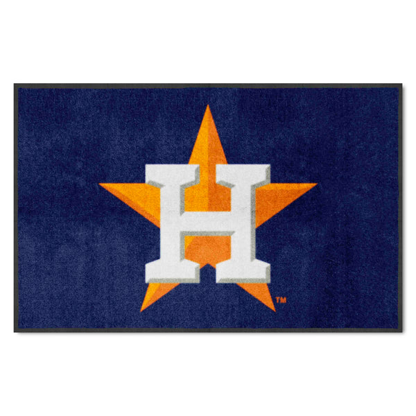 fanmats MLB - Houston Astros 4X6 Logo Mat - Landscape