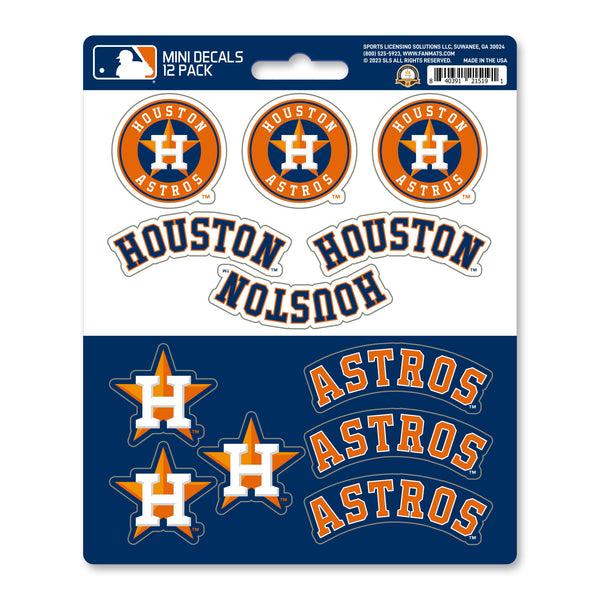 fanmats MLB - Houston Astros Mini Decal 12-pk