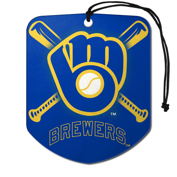 fanmats MLB - Milwaukee Brewers Air Freshener 2-pk