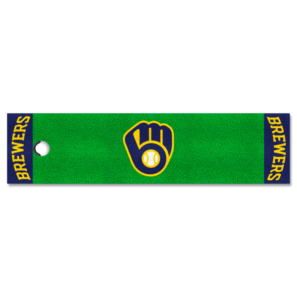 fanmats MLB - Milwaukee Brewers Putting Green Mat