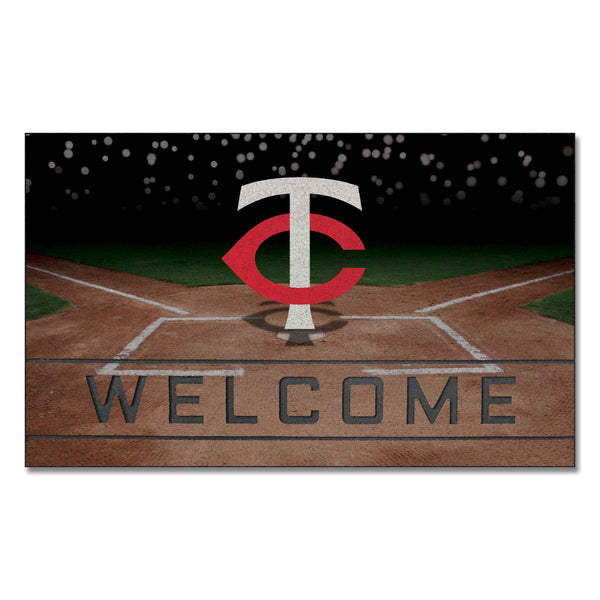 fanmats MLB - Minnesota Twins Crumb Rubber Door Mat