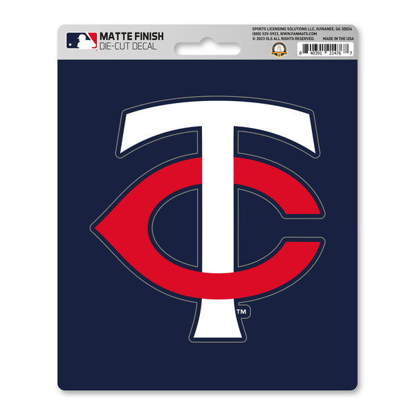 fanmats MLB - Minnesota Twins Matte Decal