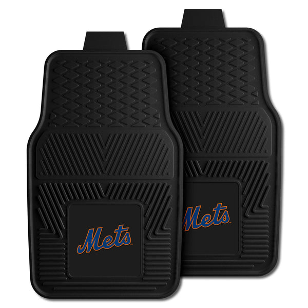fanmats MLB - New York Mets 2-pc Vinyl Car Mat Set