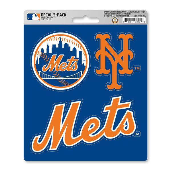 fanmats MLB - New York Mets Decal 3-pk