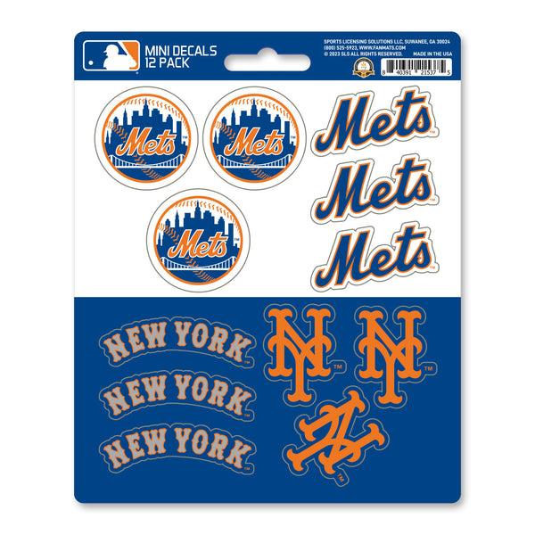 fanmats MLB - New York Mets Mini Decal 12-pk