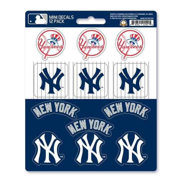 fanmats MLB - New York Yankees Mini Decal 12-pk