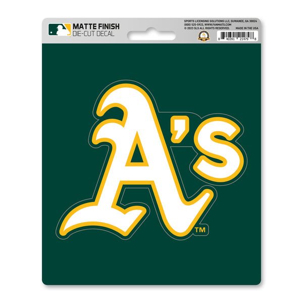 fanmats MLB - Oakland Athletics Matte Decal