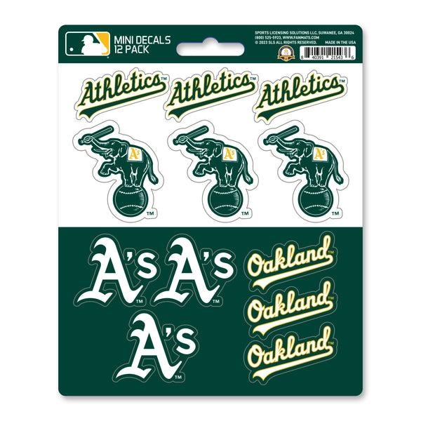 fanmats MLB - Oakland Athletics Mini Decal 12-pk