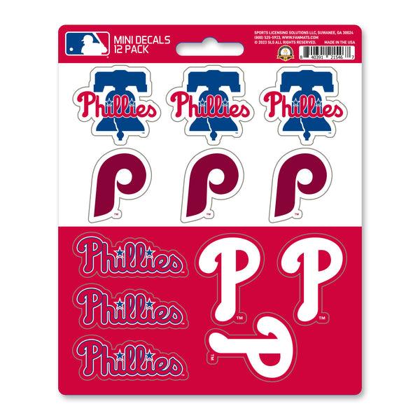 fanmats MLB - Philadelphia Phillies Mini Decal 12-pk