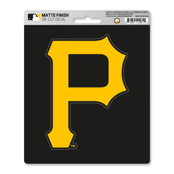 fanmats MLB - Pittsburgh Pirates Matte Decal