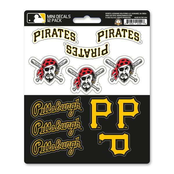 fanmats MLB - Pittsburgh Pirates Mini Decal 12-pk