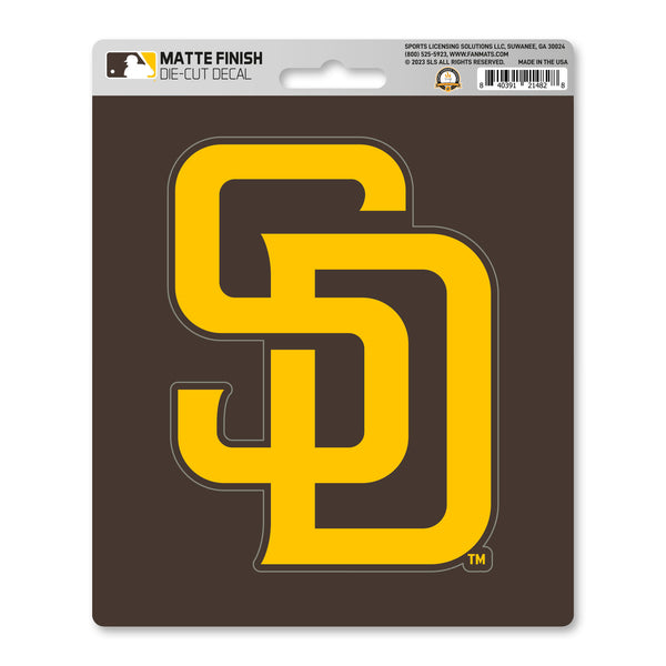 fanmats MLB - San Diego Padres Matte Decal