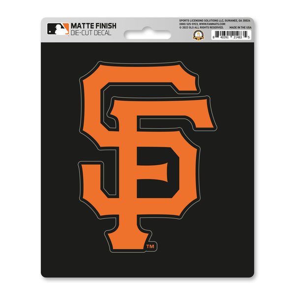 fanmats MLB - San Francisco Giants Matte Decal