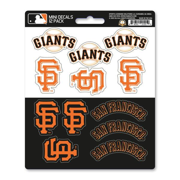 fanmats MLB - San Francisco Giants Mini Decal 12-pk