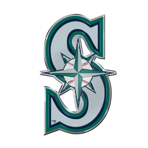 fanmats MLB - Seattle Mariners Embossed Color Emblem