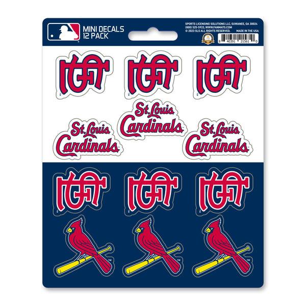 fanmats MLB - St. Louis Cardinals Mini Decal 12-pk