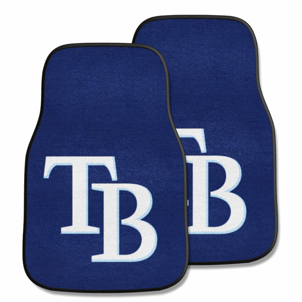 fanmats MLB - Tampa Bay Rays 2-pc Carpet Car Mat Set