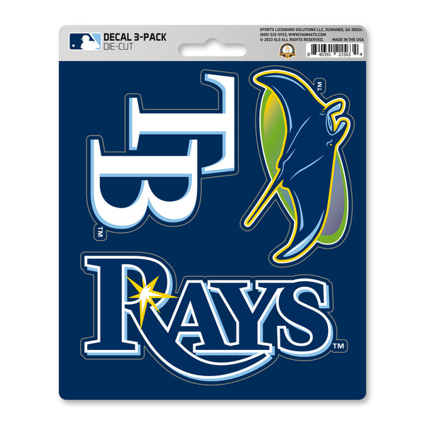 fanmats MLB - Tampa Bay Rays Decal 3-pk