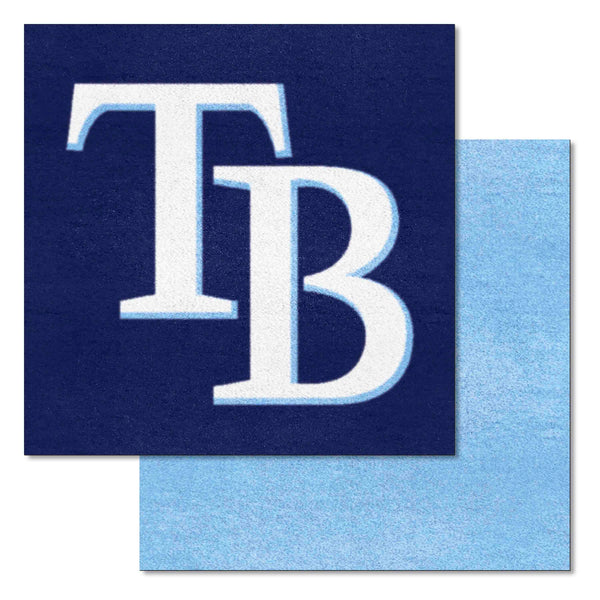 fanmats MLB - Tampa Bay Rays Team Carpet Tiles