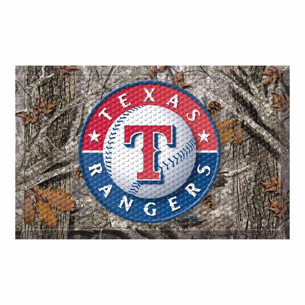 fanmats MLB - Texas Rangers Camo Scraper Mat