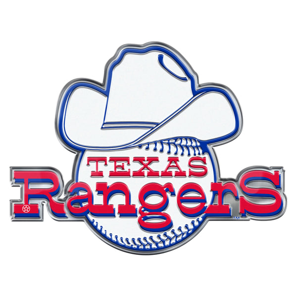 fanmats MLB - Texas Rangers Embossed Color Emblem2