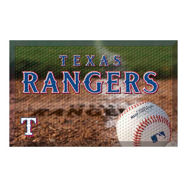 fanmats MLB - Texas Rangers Scraper Mat