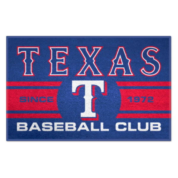 fanmats MLB - Texas Rangers Starter Mat - Uniform