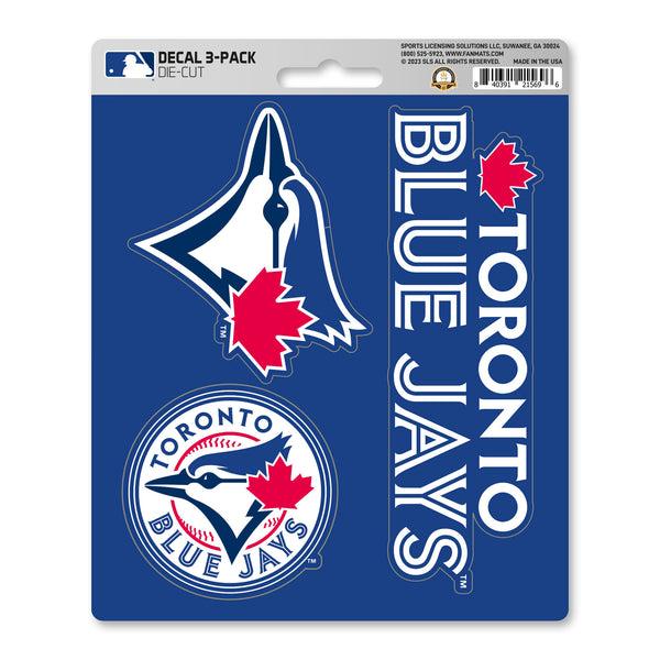 fanmats MLB - Toronto Blue Jays Decal 3-pk