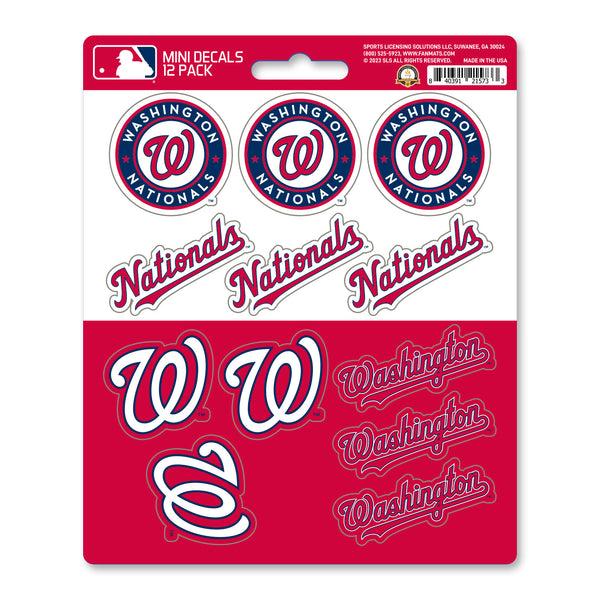 fanmats MLB - Washington Nationals Mini Decal 12-pk
