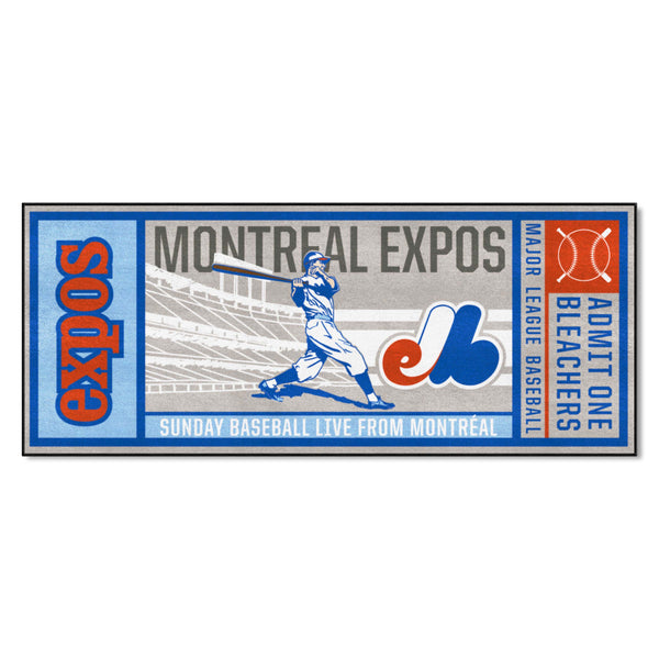fanmats MLBCC – Montreal Expos Ticket Runner