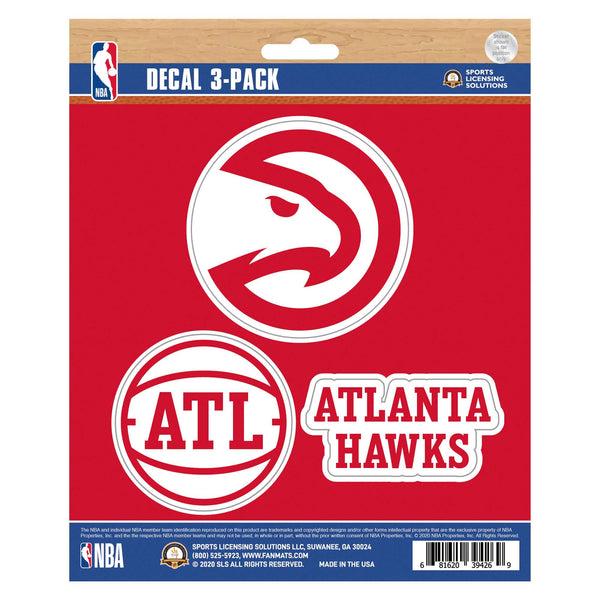 fanmats NBA - Atlanta Hawks Decal 3-pk