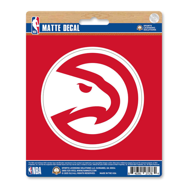 fanmats NBA - Atlanta Hawks Matte Decal