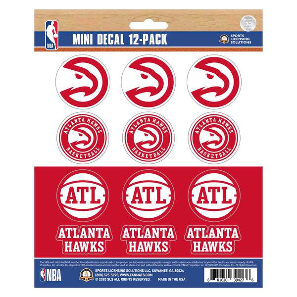 fanmats NBA - Atlanta Hawks Mini Decal 12-pk