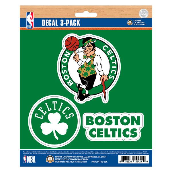 fanmats NBA - Boston Celtics Decal 3-pk