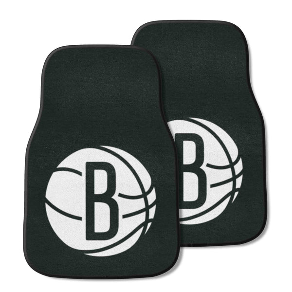 fanmats NBA - Brooklyn Nets 2-pc Carpet Car Mat Set