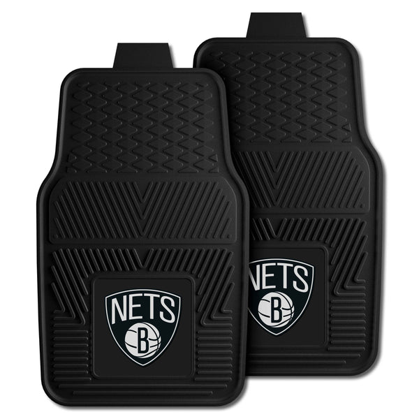 fanmats NBA - Brooklyn Nets 2-pc Vinyl Car Mat Set