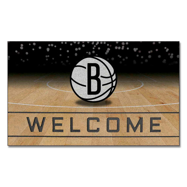 fanmats NBA - Brooklyn Nets Crumb Rubber Door Mat