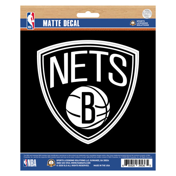 fanmats NBA - Brooklyn Nets Matte Decal