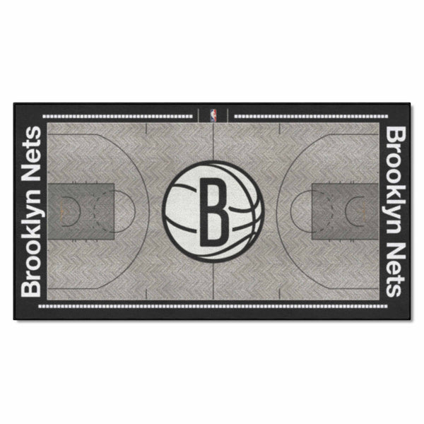 fanmats NBA - Brooklyn Nets NBA Court Large Runner