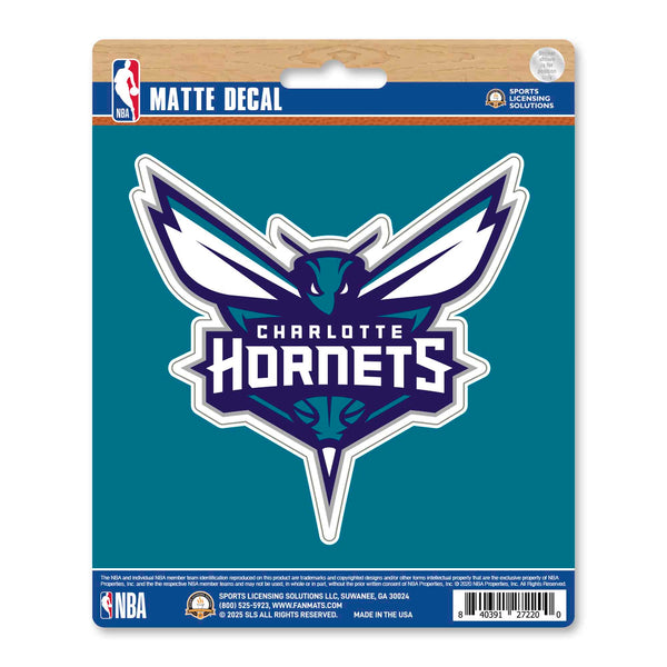 fanmats NBA - Charlotte Hornets Matte Decal