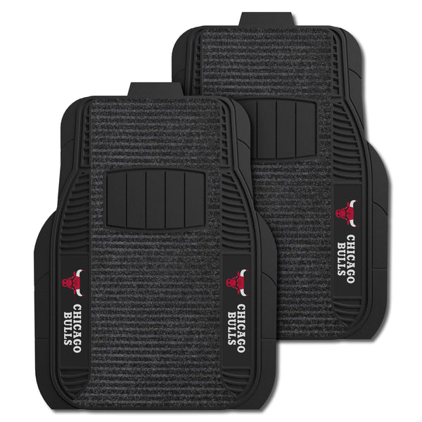 fanmats NBA - Chicago Bulls 2-pc Deluxe Car Mat Set
