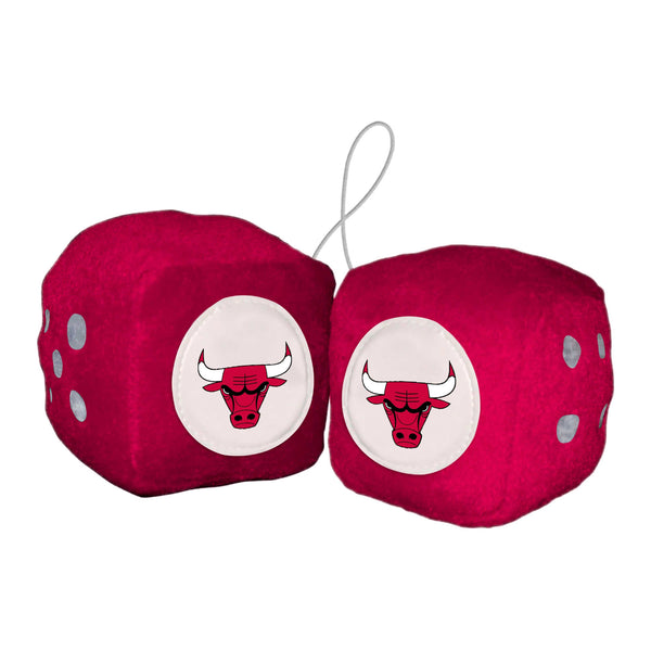 fanmats NBA - Chicago Bulls Fuzzy Dice