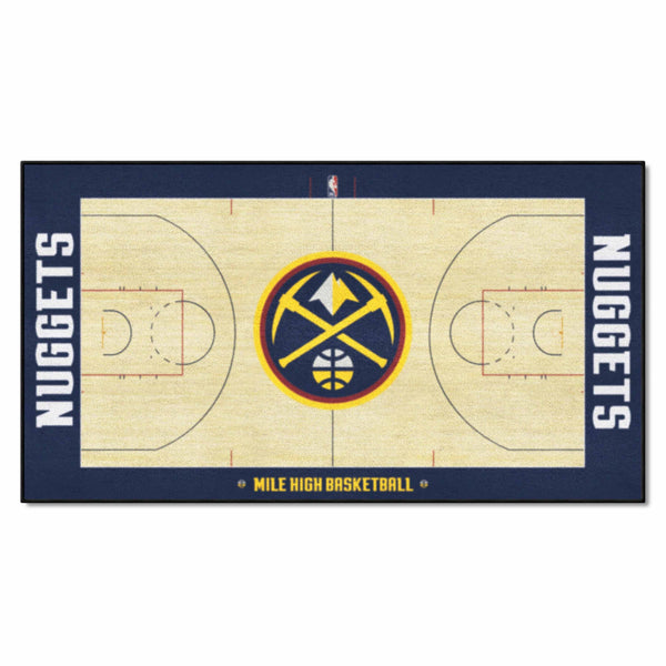 fanmats NBA - Denver Nuggets NBA Court Large Runner